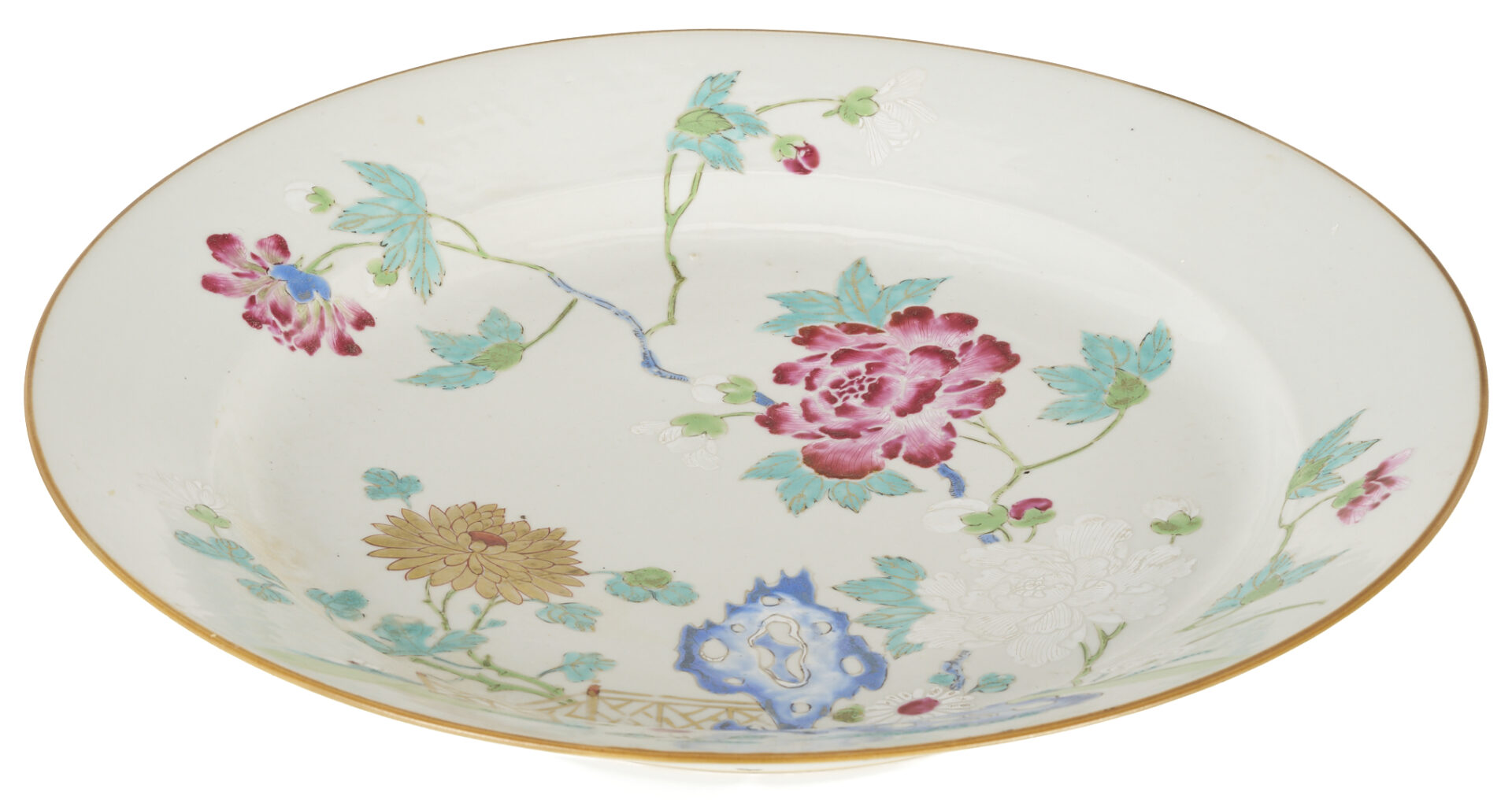Lot 17: Chinese Famille Rose Charger