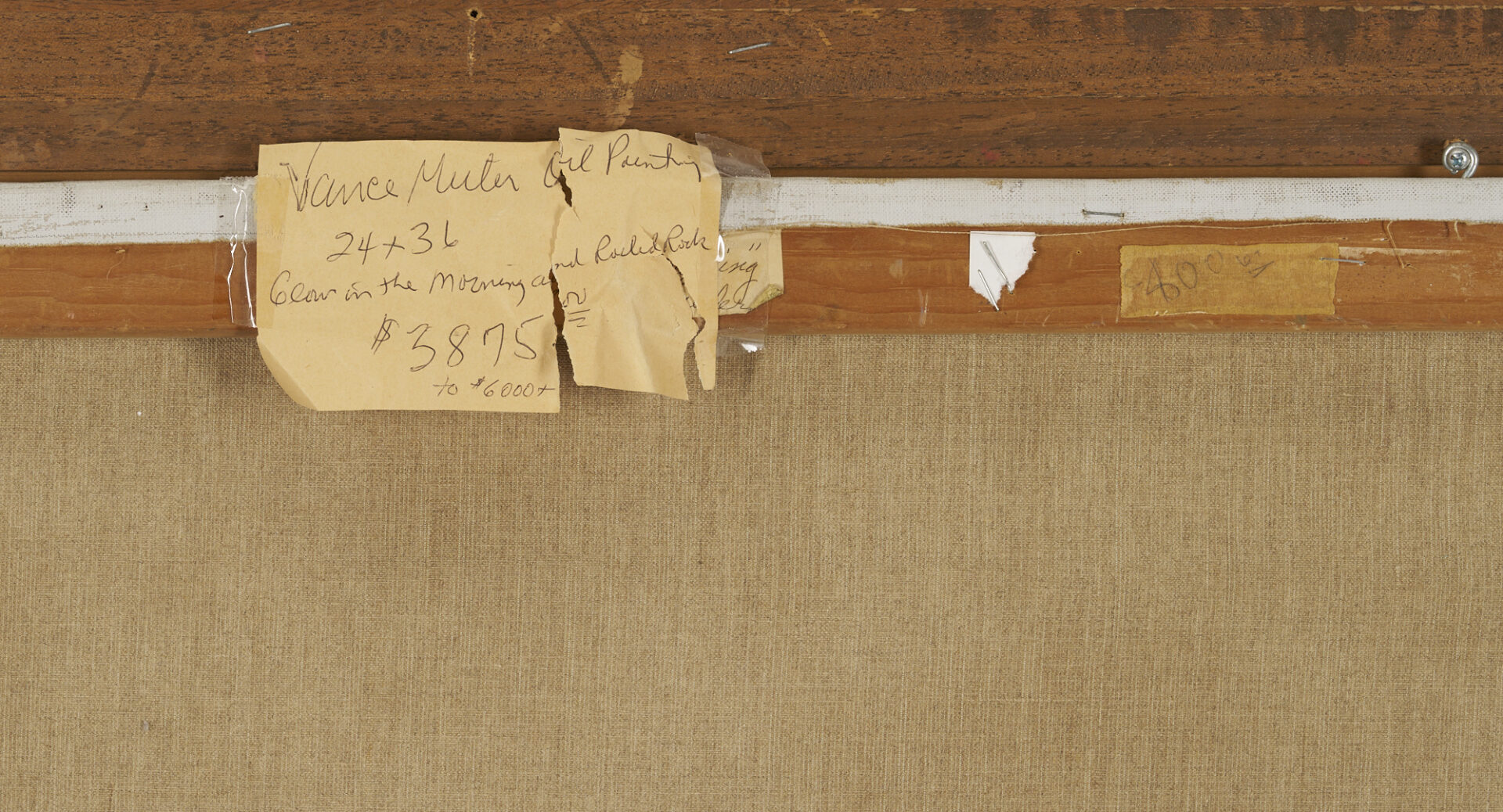 Lot 180: Vance Miller O/C Wooded Landscape w/ Stream