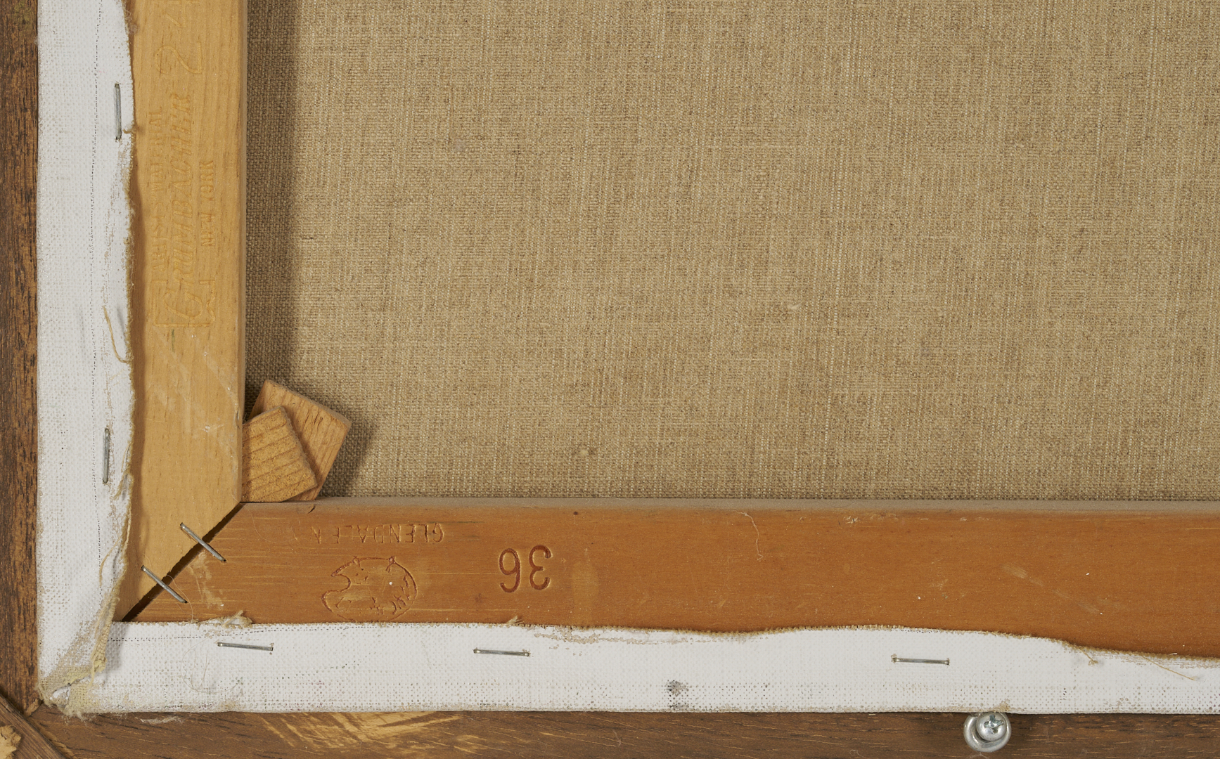 Lot 180: Vance Miller O/C Wooded Landscape w/ Stream