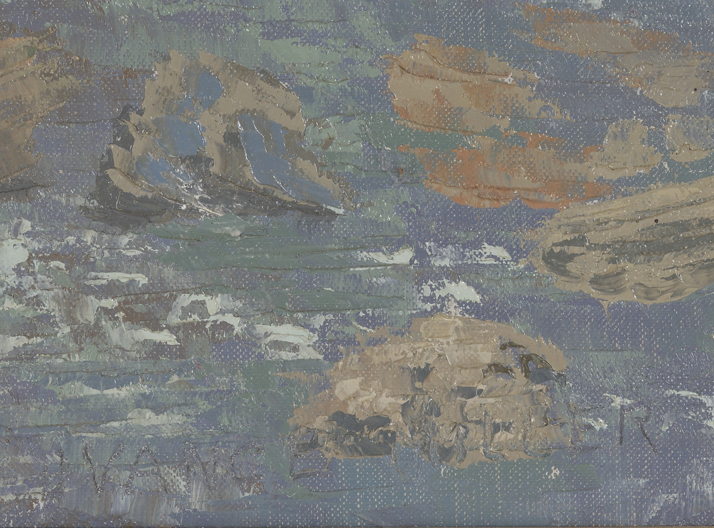 Lot 180: Vance Miller O/C Wooded Landscape w/ Stream