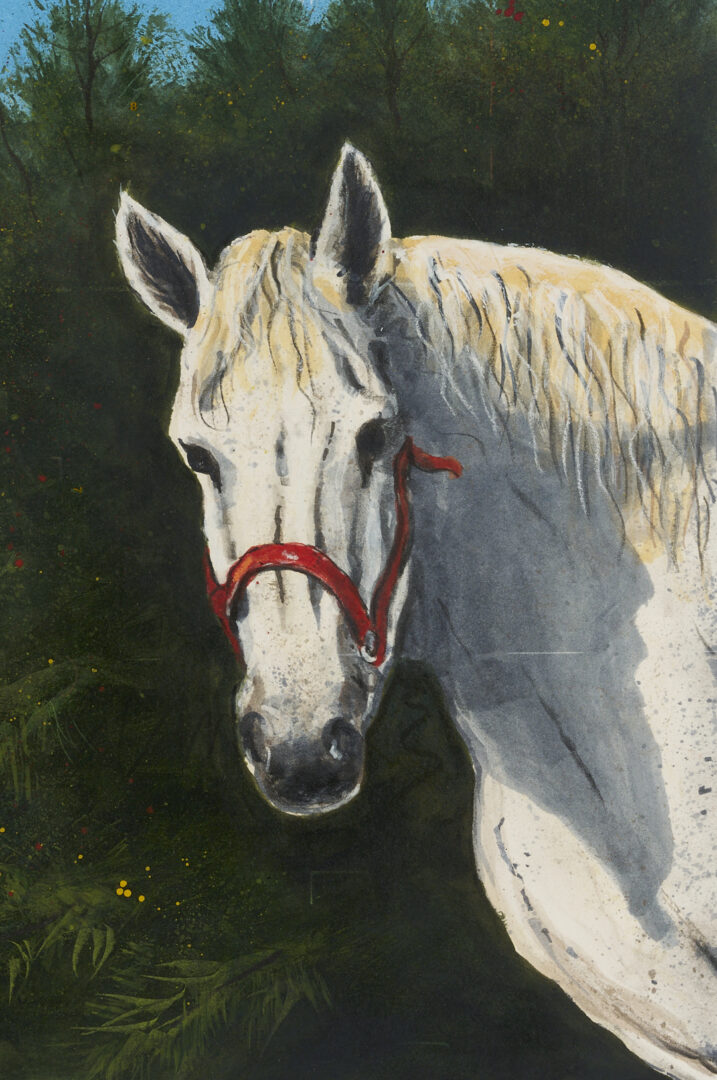 Lot 183: William Dunlap painting, Rose Hill