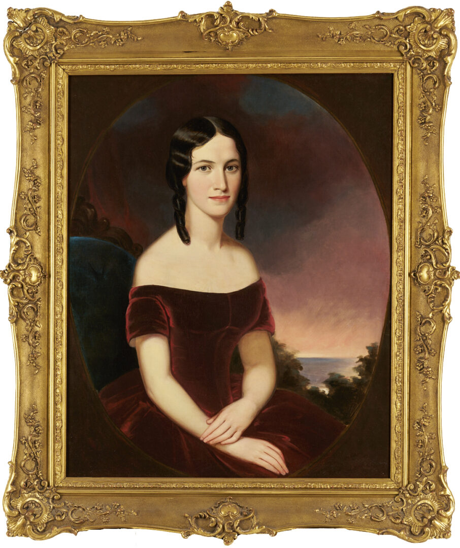 Lot 187: William B. Cooper TN Portrait of Ann Eliza Cooper