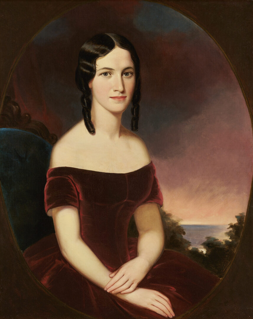 Lot 187: William B. Cooper TN Portrait of Ann Eliza Cooper