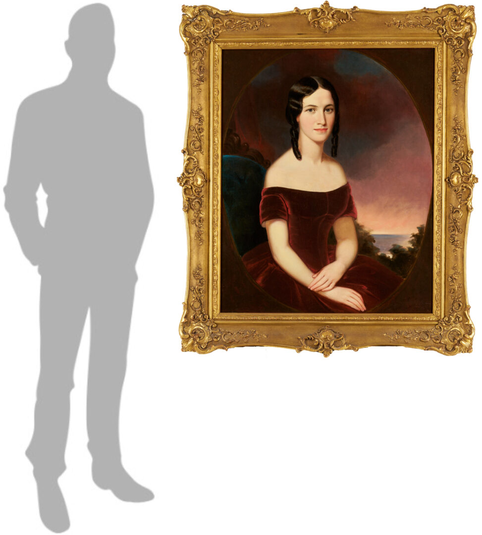 Lot 187: William B. Cooper TN Portrait of Ann Eliza Cooper