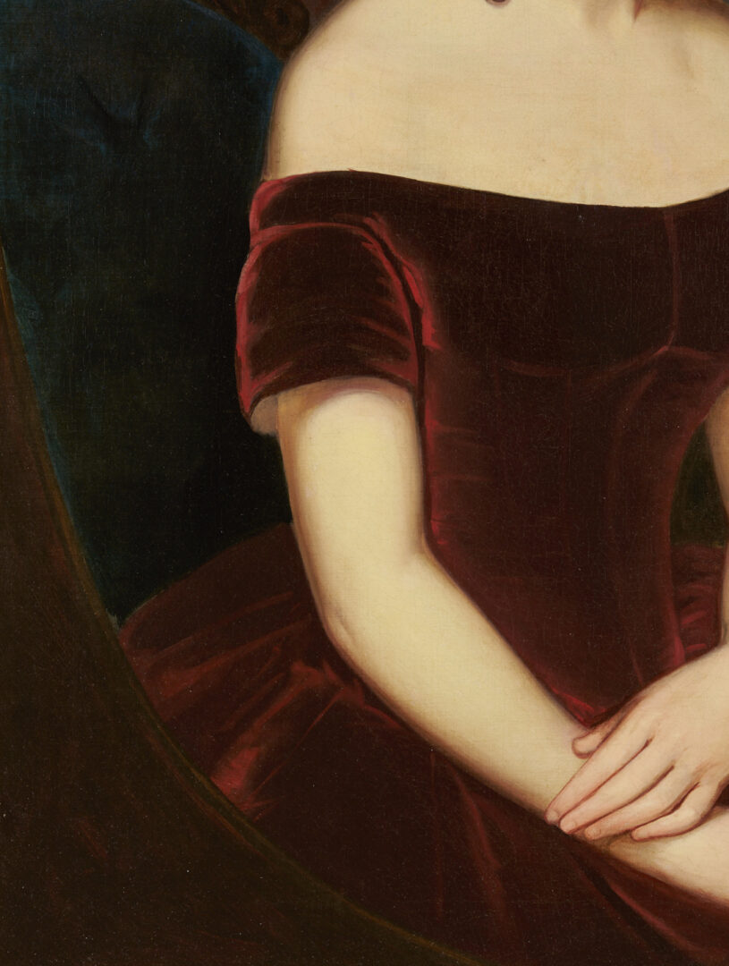 Lot 187: William B. Cooper TN Portrait of Ann Eliza Cooper