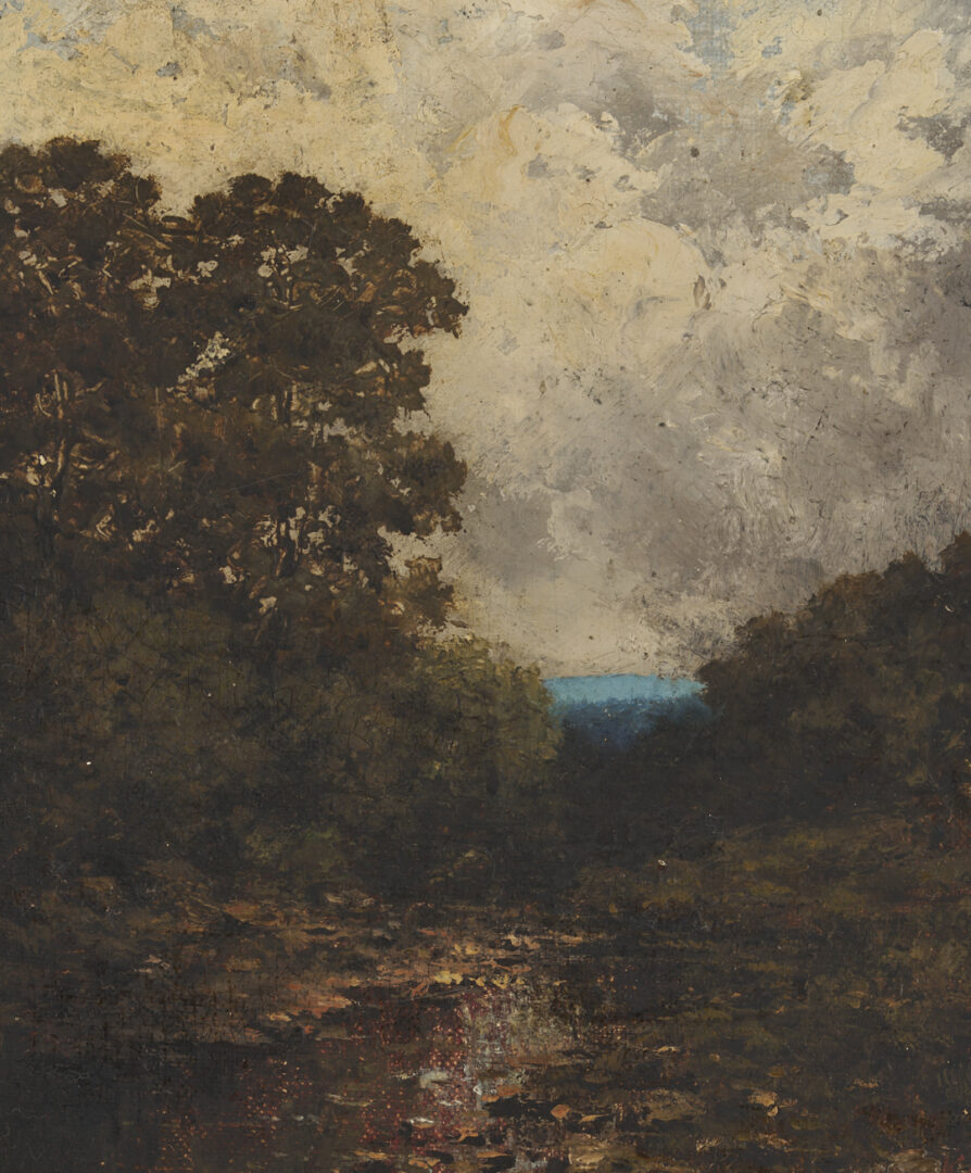 Lot 188: Early Charles Krutch East TN Smoky Mtns Landscape Oil