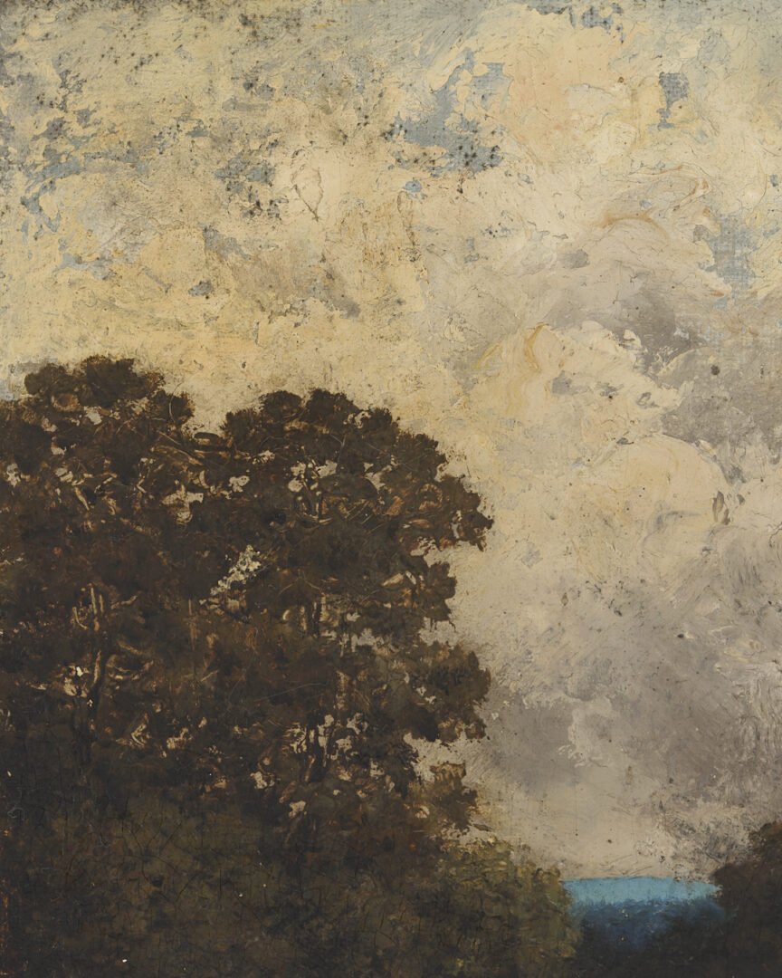 Lot 188: Early Charles Krutch East TN Smoky Mtns Landscape Oil