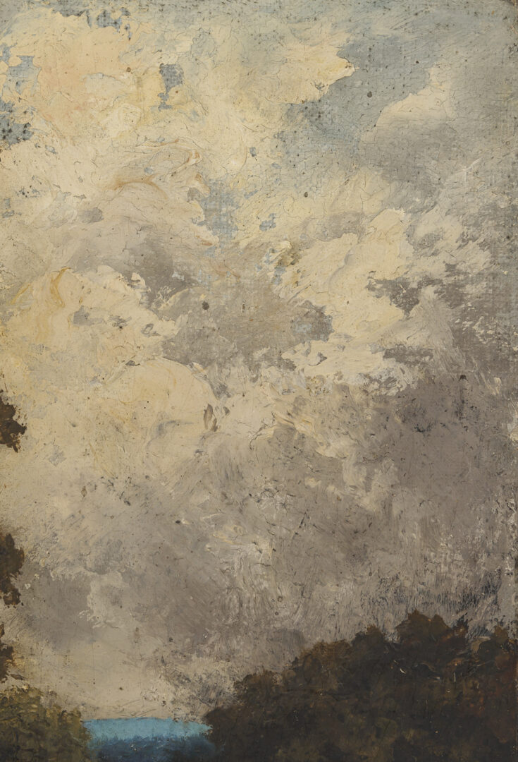 Lot 188: Early Charles Krutch East TN Smoky Mtns Landscape Oil