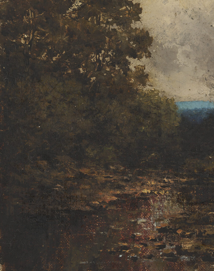 Lot 188: Early Charles Krutch East TN Smoky Mtns Landscape Oil