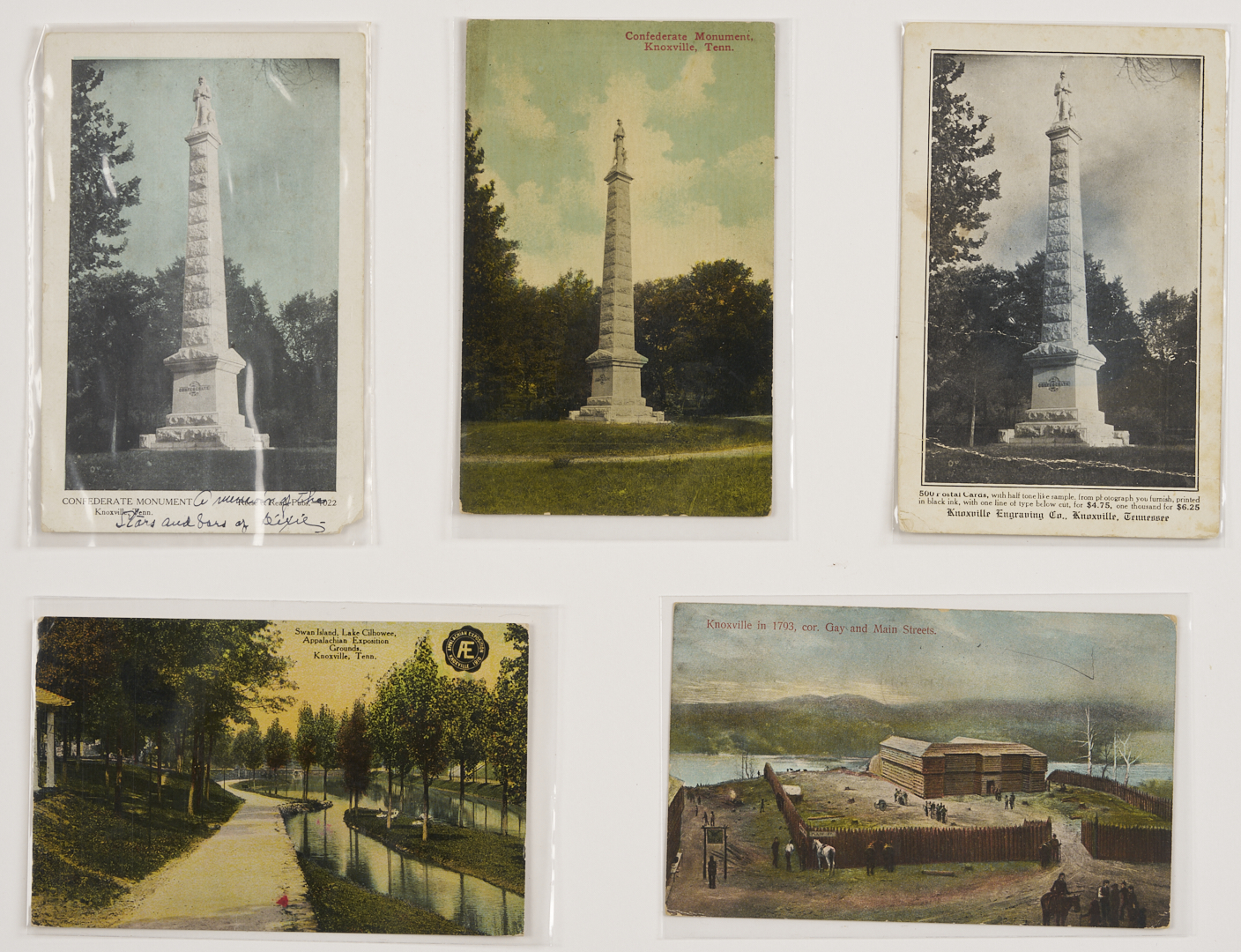 Lot 191: Early Knoxville Photo & Art Archive, McCrary & Branson, Lloyd Branson, Adelia Lutz, Appalachian Expo