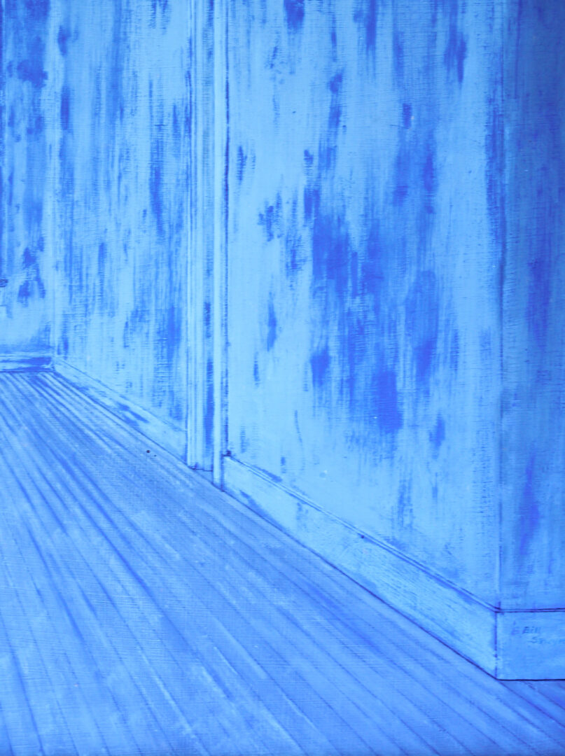 Lot 192: Bill Sawyer O/B Painting, Girl at a Window