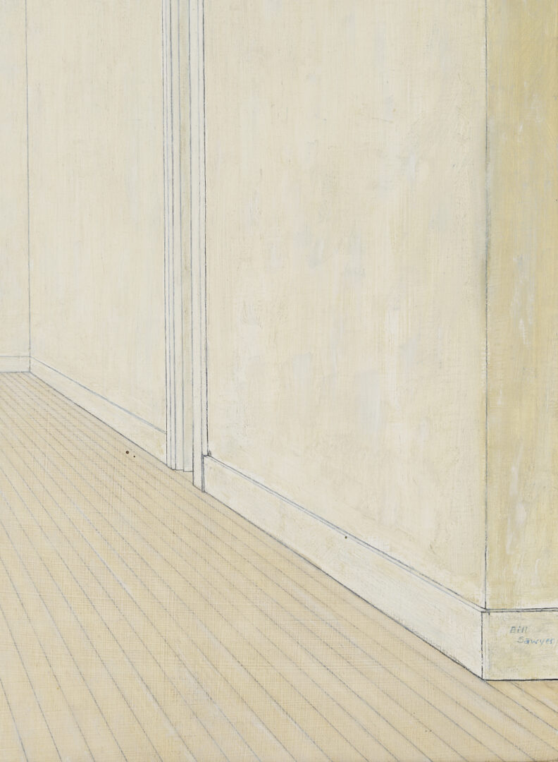 Lot 192: Bill Sawyer O/B Painting, Girl at a Window