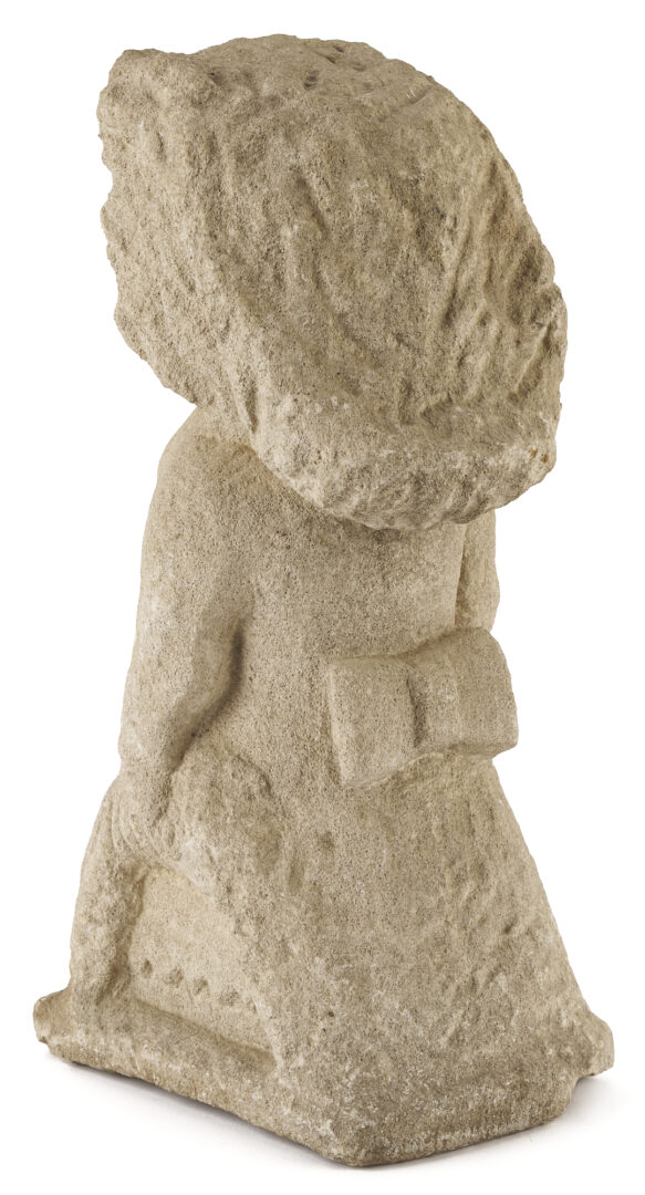 Lot 196: William Edmondson School Teacher Sculpture, Exhibited