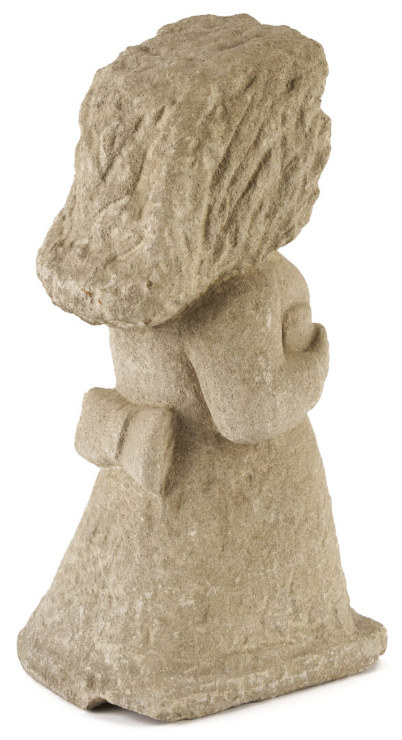 Lot 196: William Edmondson School Teacher Sculpture, Exhibited