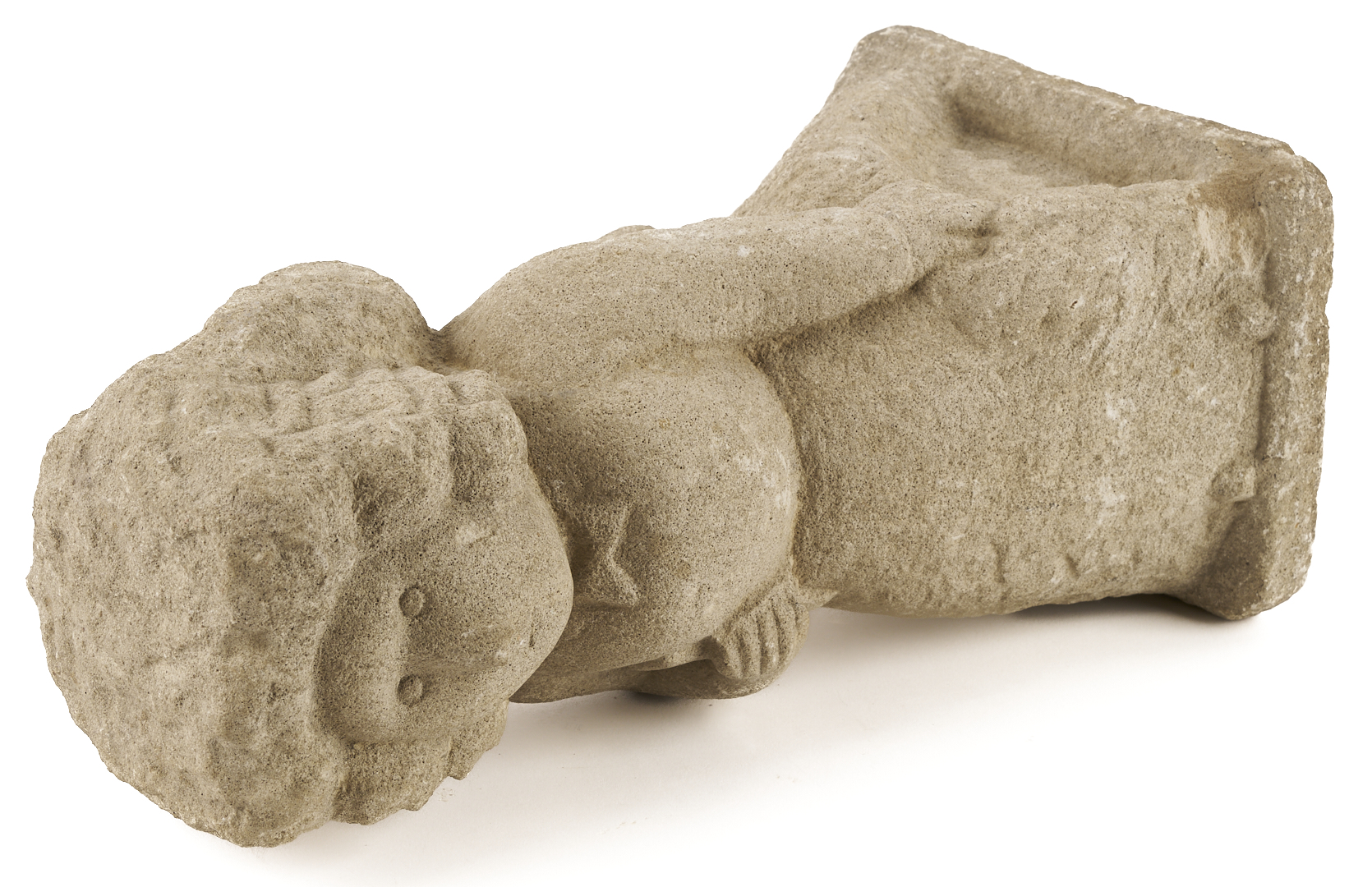 Lot 196: William Edmondson School Teacher Sculpture, Exhibited