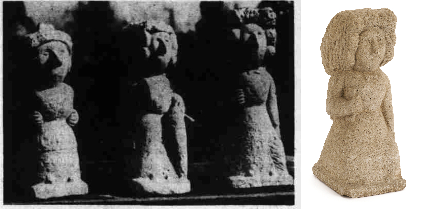 Lot 196: William Edmondson School Teacher Sculpture, Exhibited