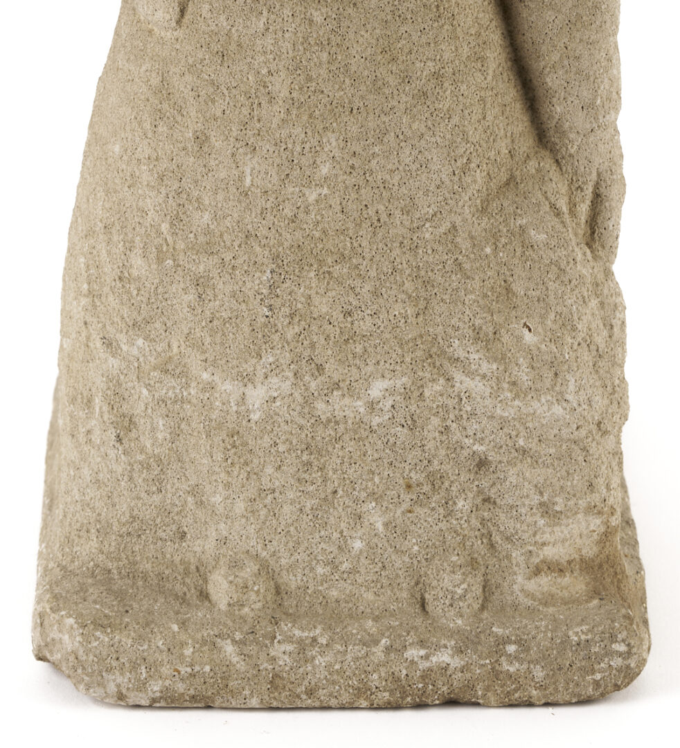 Lot 196: William Edmondson School Teacher Sculpture, Exhibited