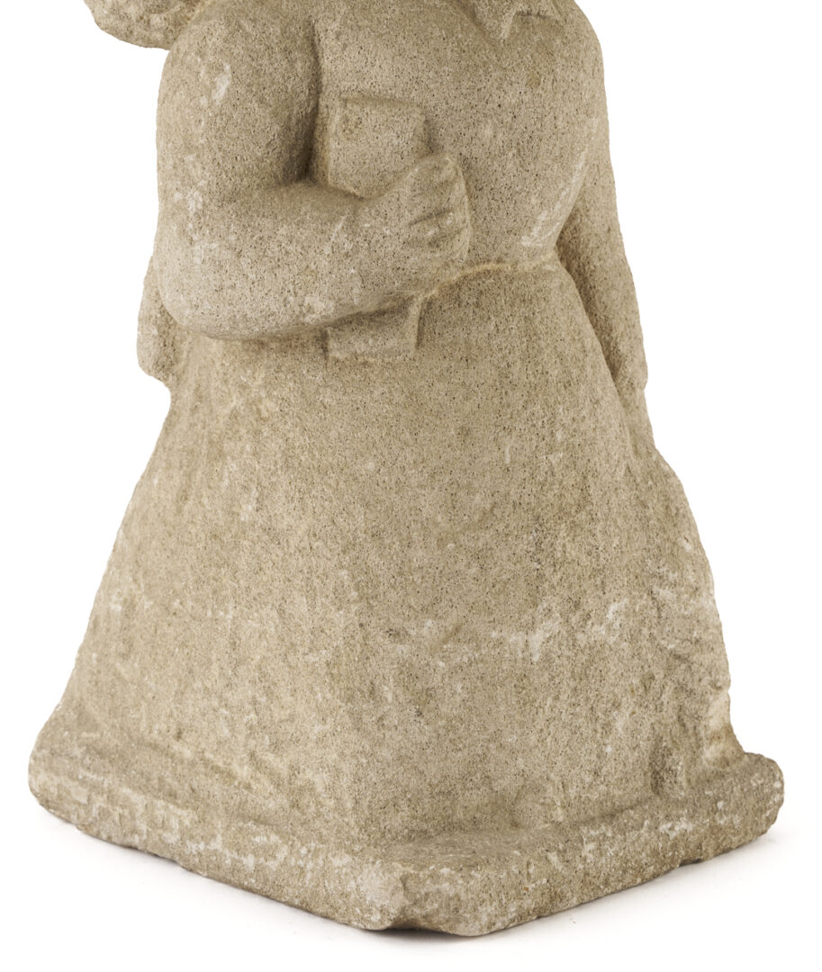 Lot 196: William Edmondson School Teacher Sculpture, Exhibited