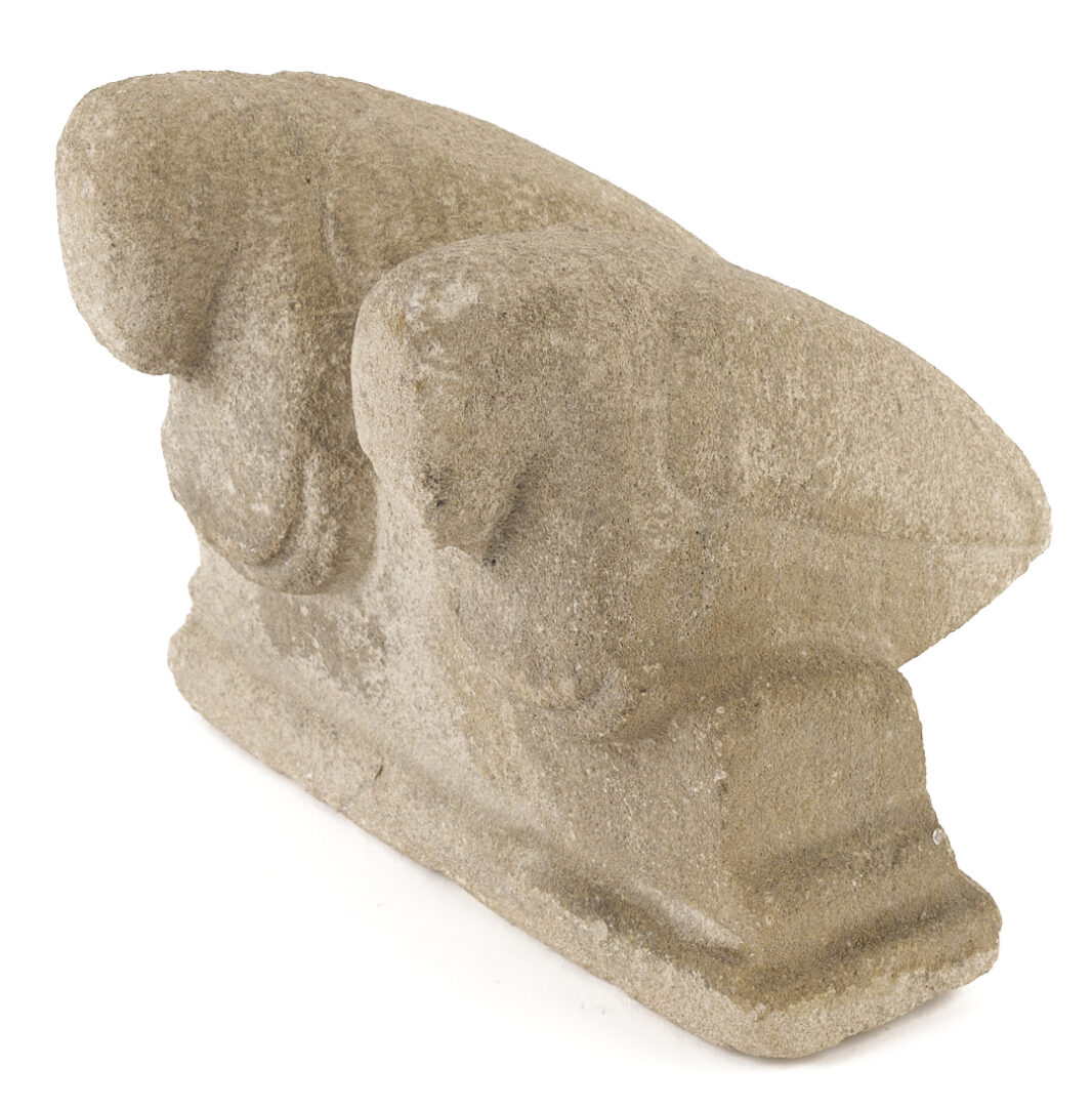 Lot 197: William Edmondson Sculpture, Two Doves, exhibited