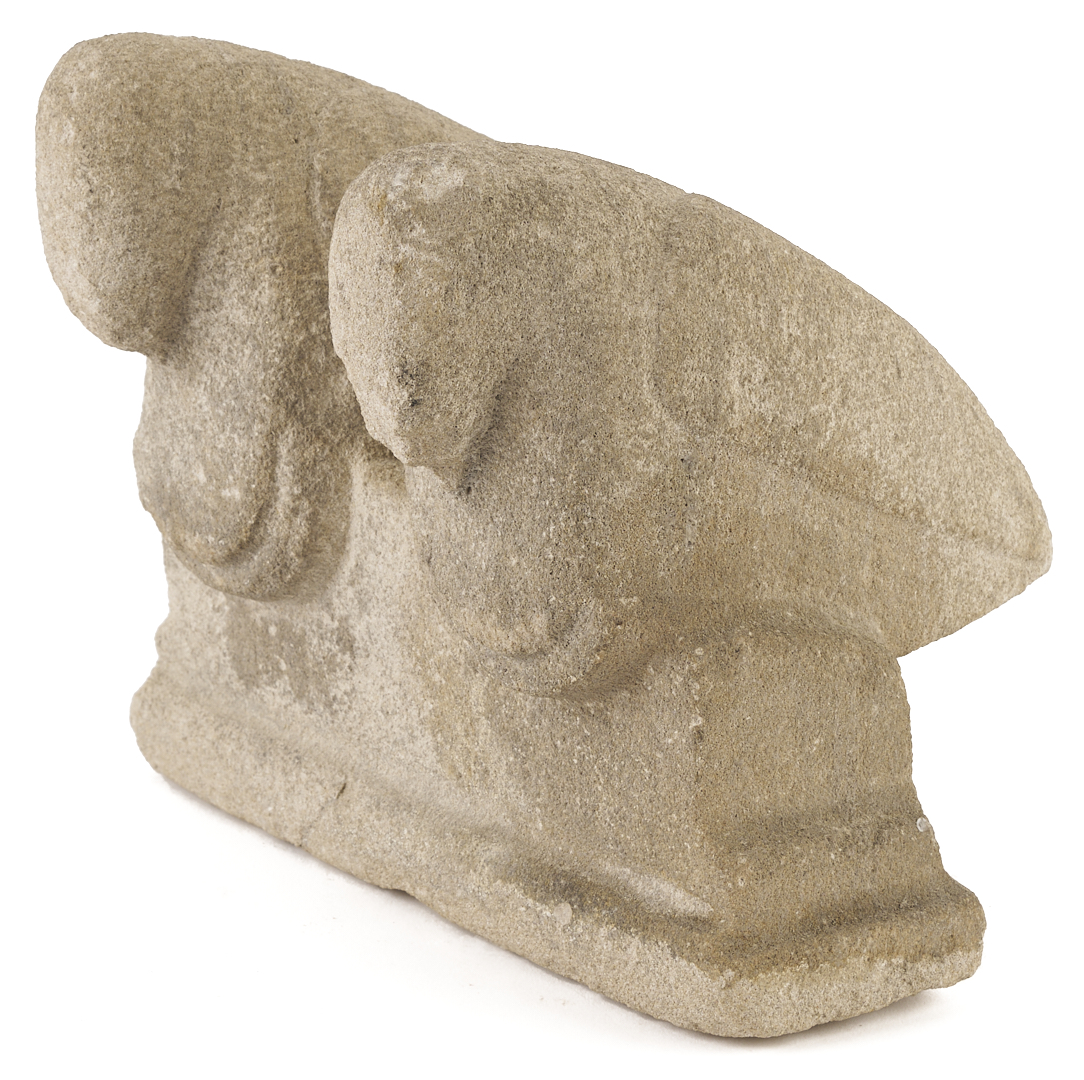Lot 197: William Edmondson Sculpture, Two Doves, exhibited