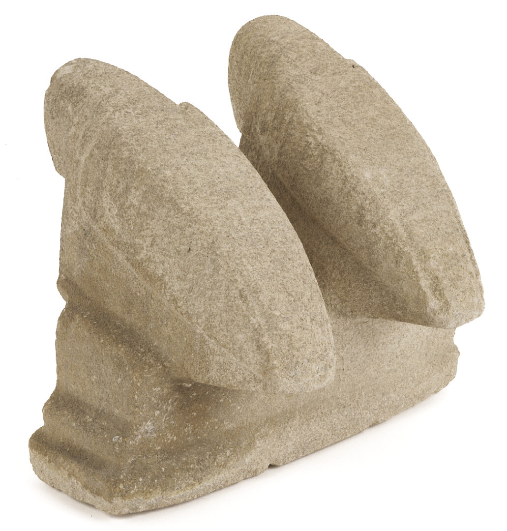 Lot 197: William Edmondson Sculpture, Two Doves, exhibited