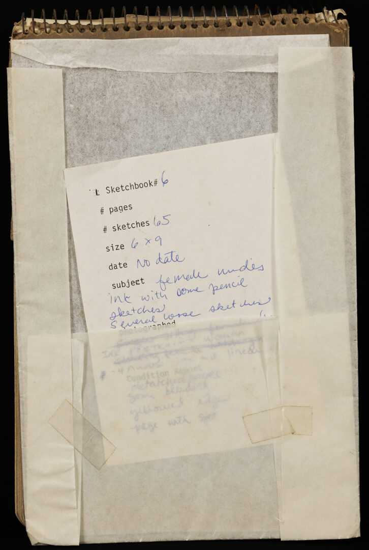 Lot 198: Joseph Delaney Sketchbook, 35 Works on Paper Incl. Ink Wash Paintings & Drawings