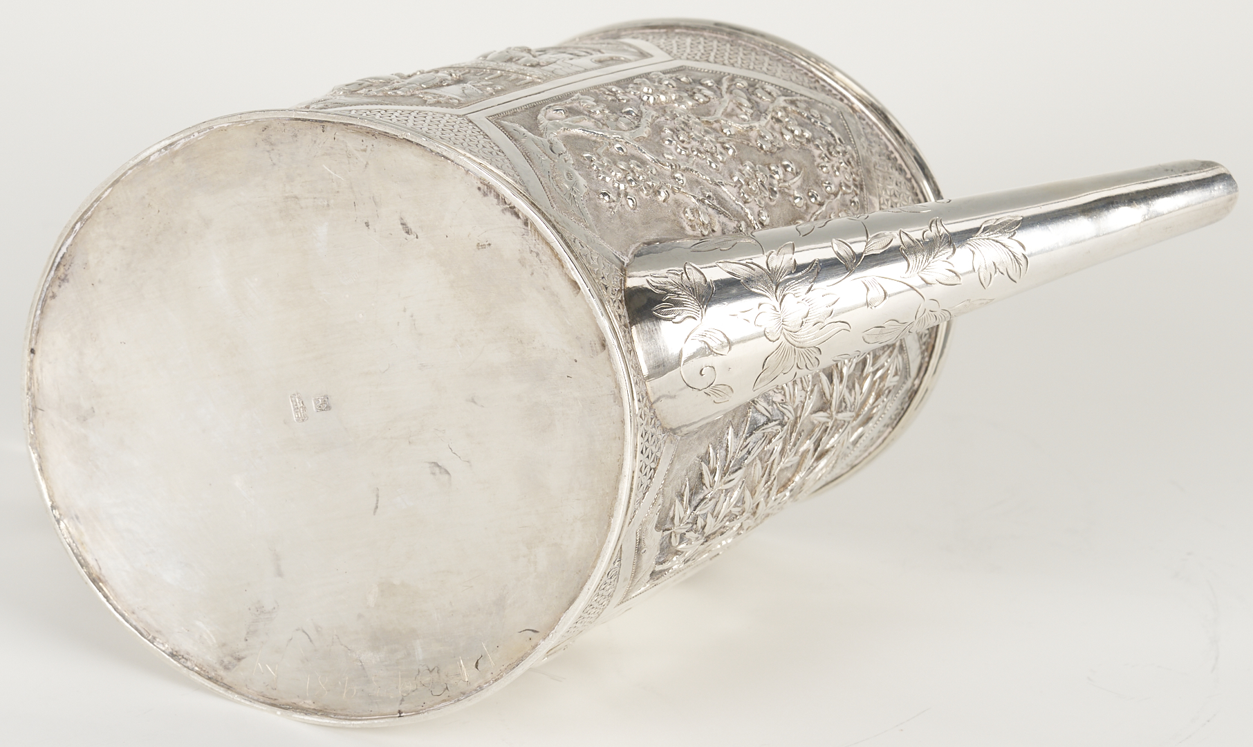 Lot 1: Chinese Export 3-Piece Silver Tea Set