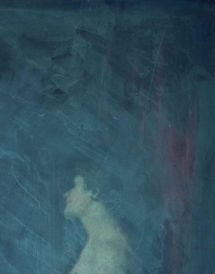 Lot 200: Robert Loftin Newman O/C Painting, Kneeling Nude