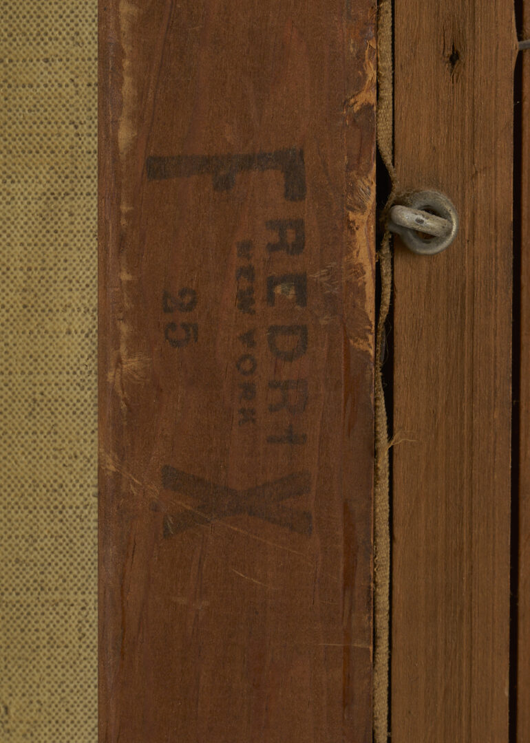 Lot 201: Meyer Wolfe Oil Still Life, Flowers on a Table