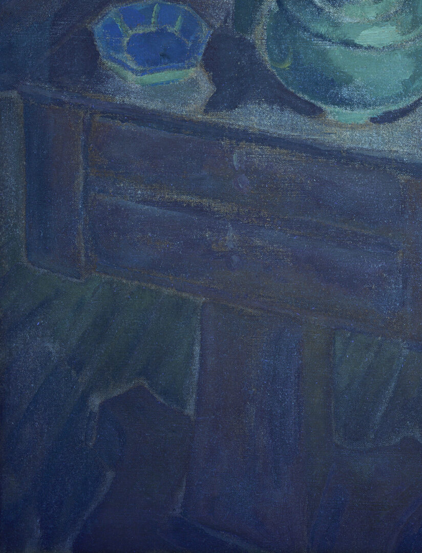 Lot 201: Meyer Wolfe Oil Still Life, Flowers on a Table