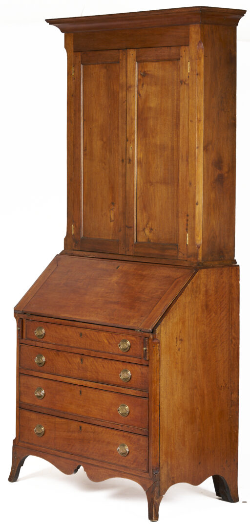 Lot 202: East Tennessee Federal Desk and Bookcase