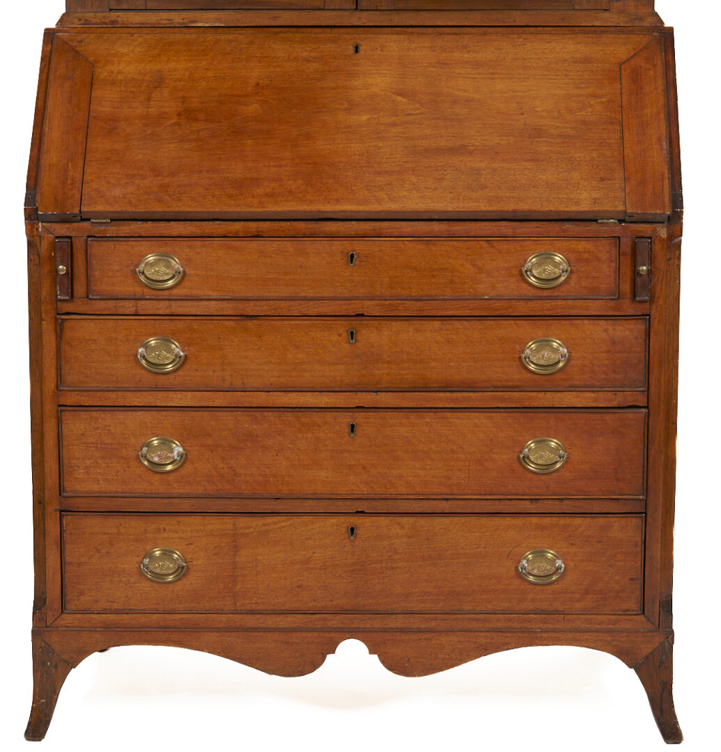 Lot 202: East Tennessee Federal Desk and Bookcase
