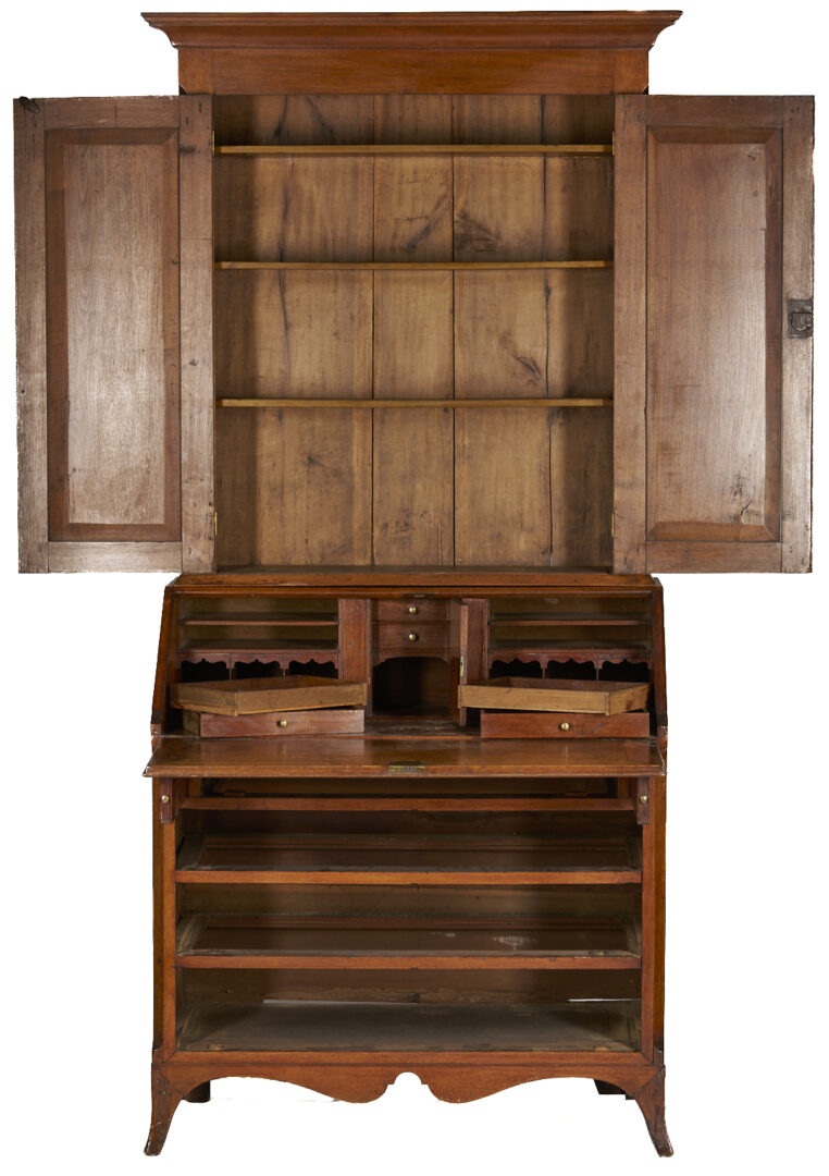 Lot 202: East Tennessee Federal Desk and Bookcase