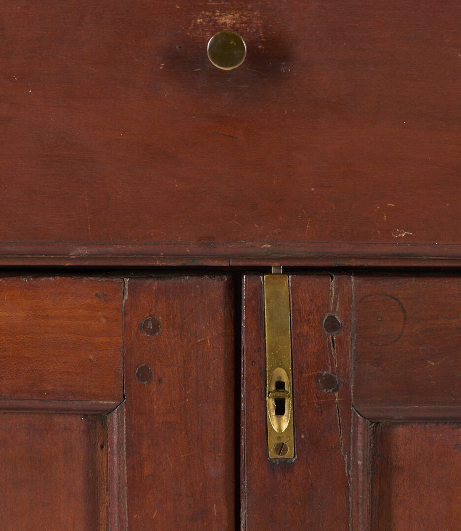 Lot 204: East Tennessee Corner Cupboard, c. 1820