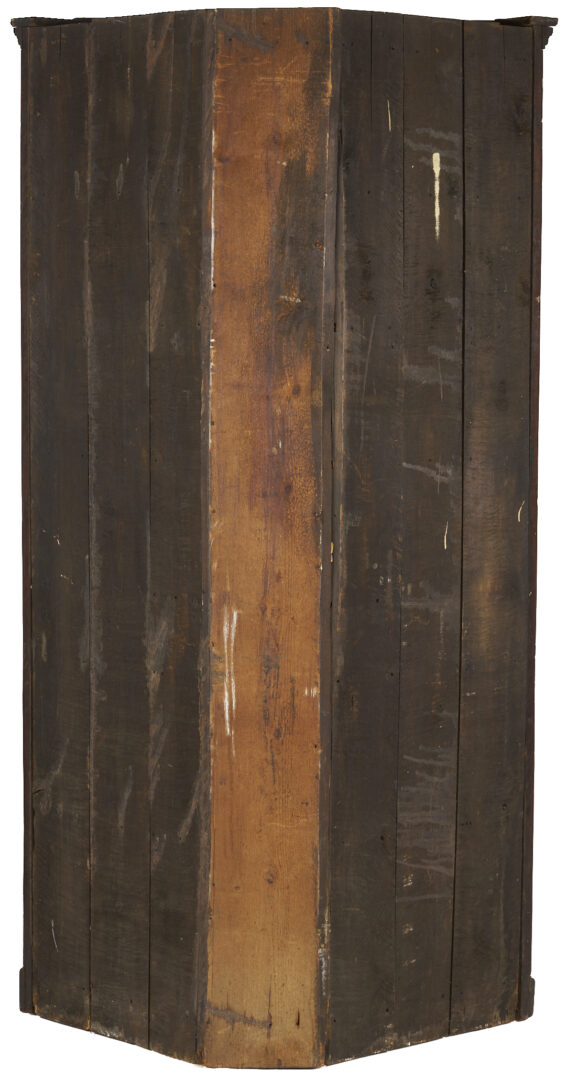 Lot 204: East Tennessee Corner Cupboard, c. 1820