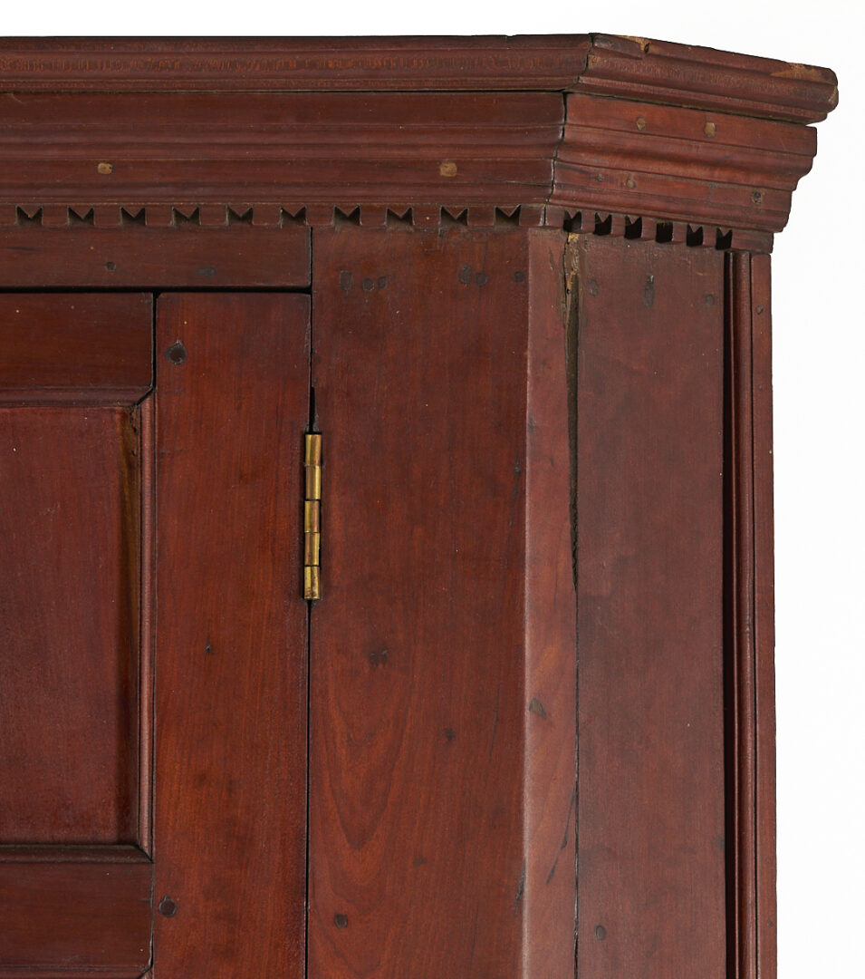 Lot 204: East Tennessee Corner Cupboard, c. 1820