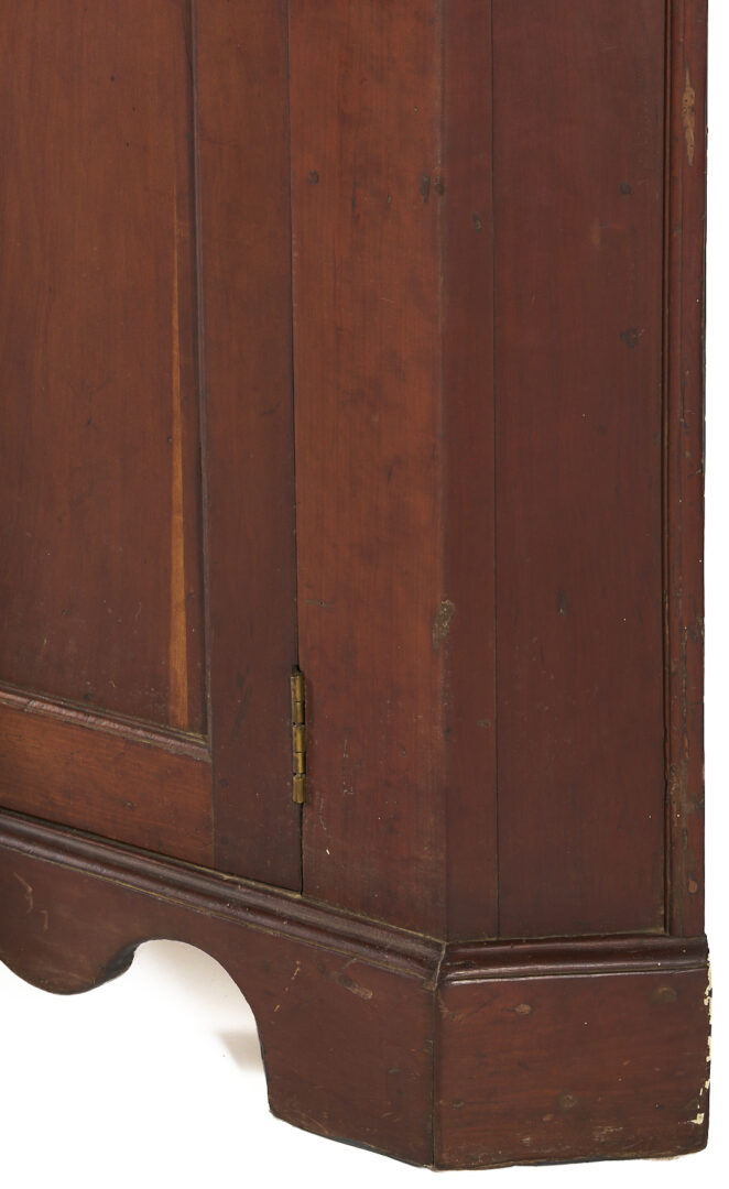 Lot 204: East Tennessee Corner Cupboard, c. 1820
