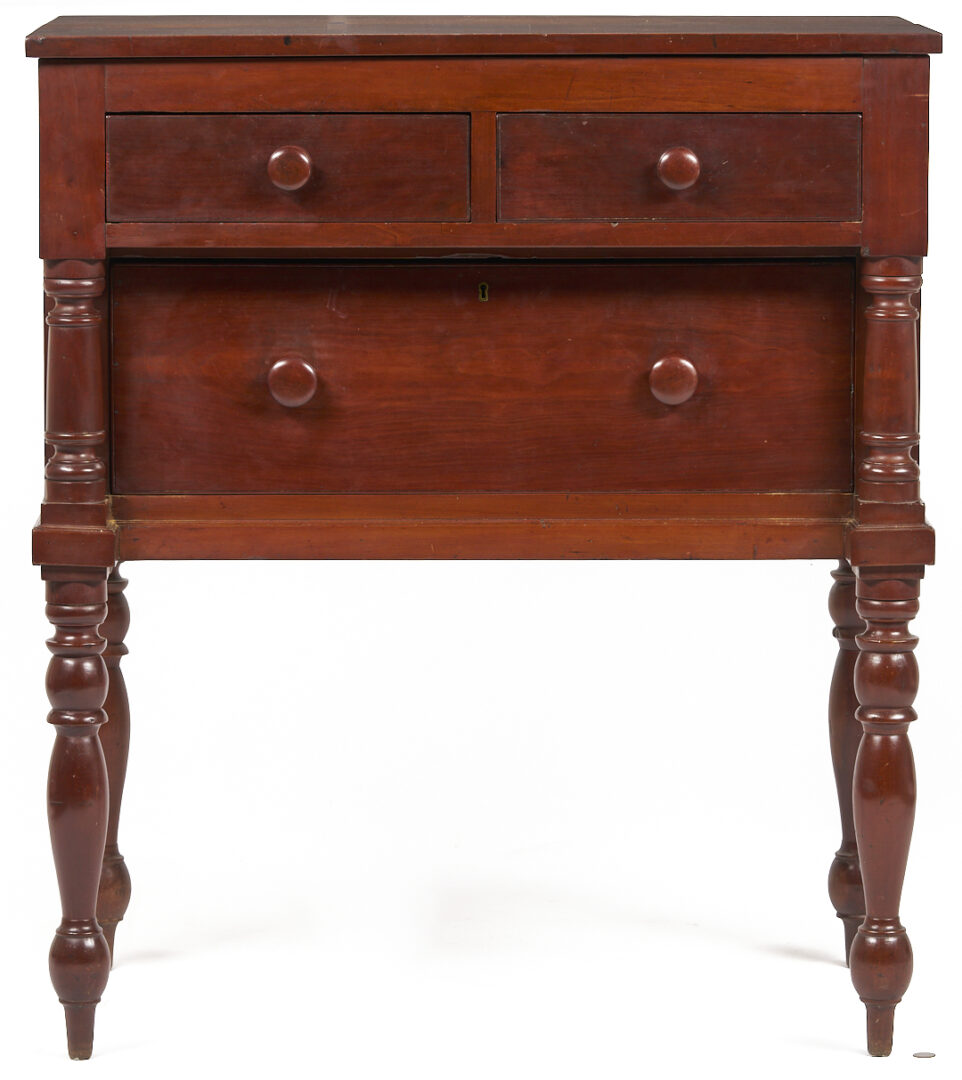 Lot 205: Lincoln Co. TN Sheraton Cherry Server or Huntboard