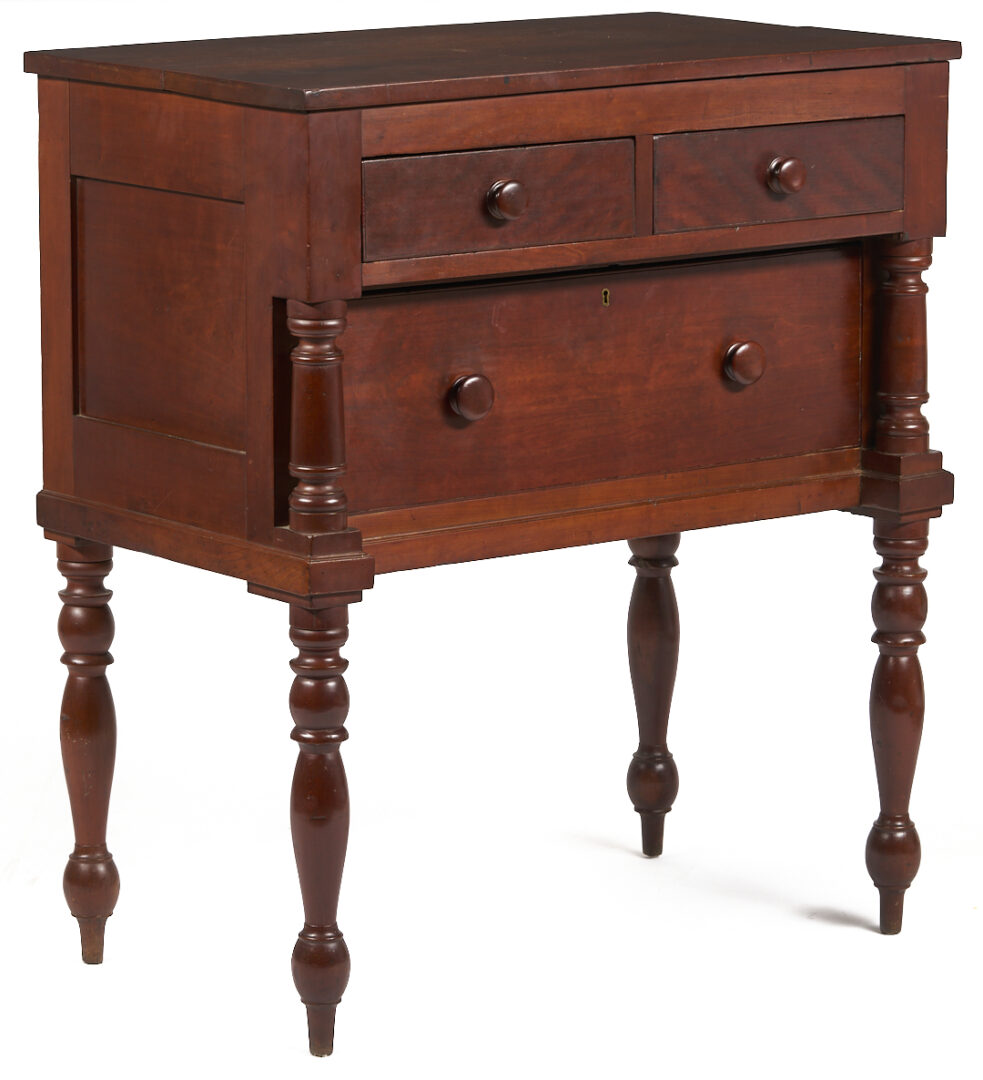 Lot 205: Lincoln Co. TN Sheraton Cherry Server or Huntboard