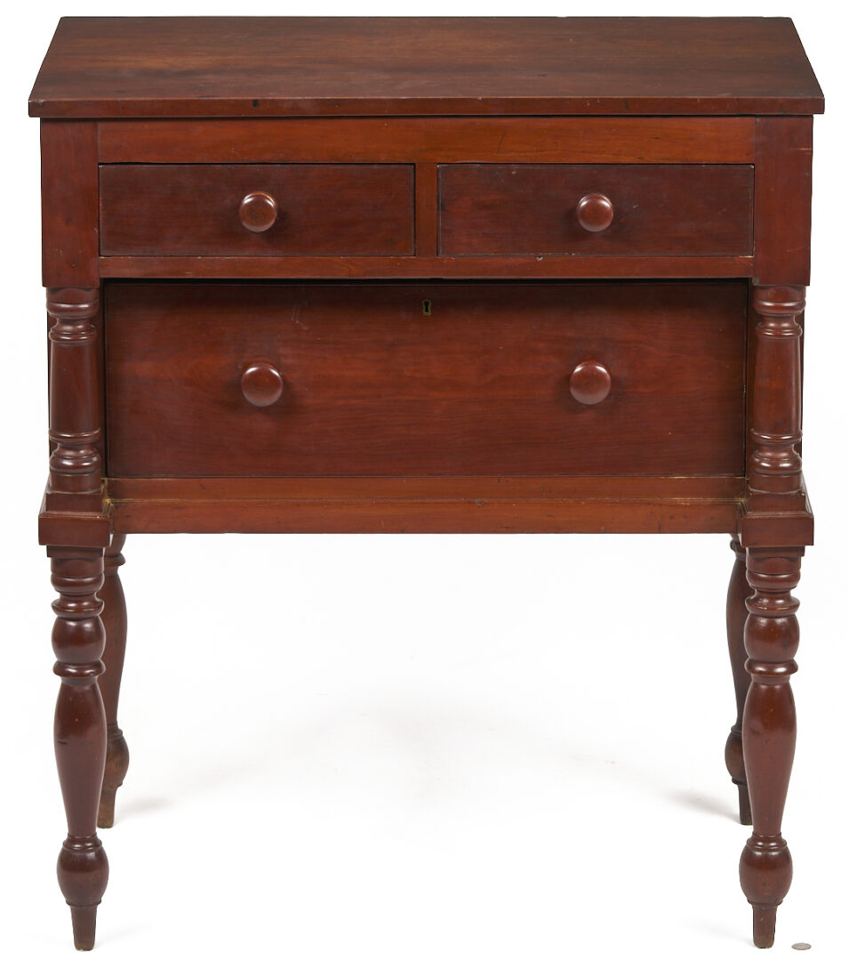 Lot 205: Lincoln Co. TN Sheraton Cherry Server or Huntboard