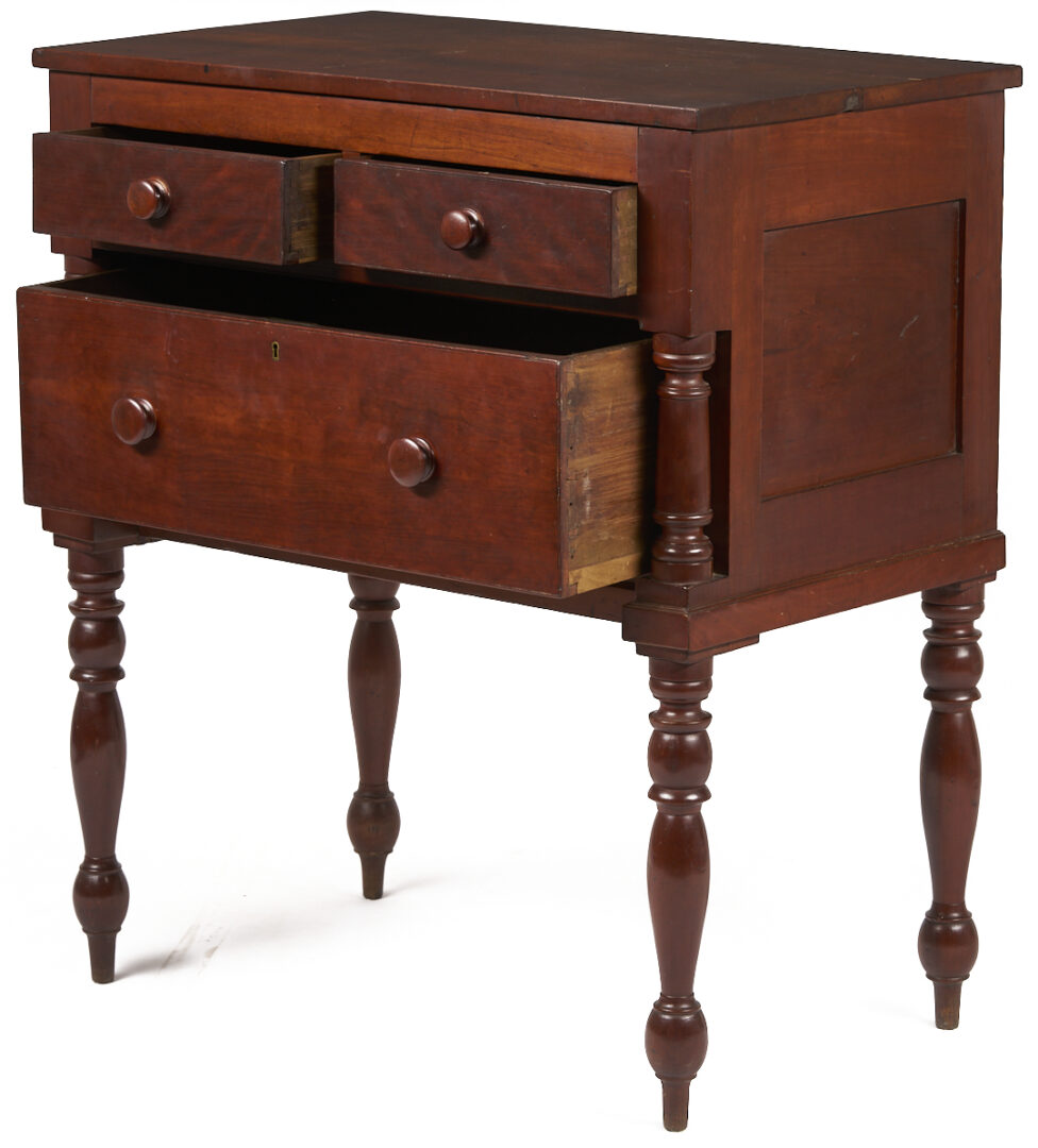 Lot 205: Lincoln Co. TN Sheraton Cherry Server or Huntboard