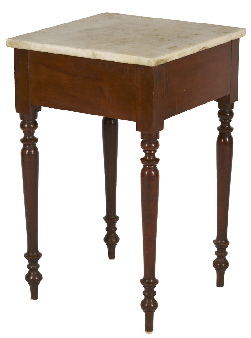 Lot 206: Tennessee Cherry Marble Top Mixing Table