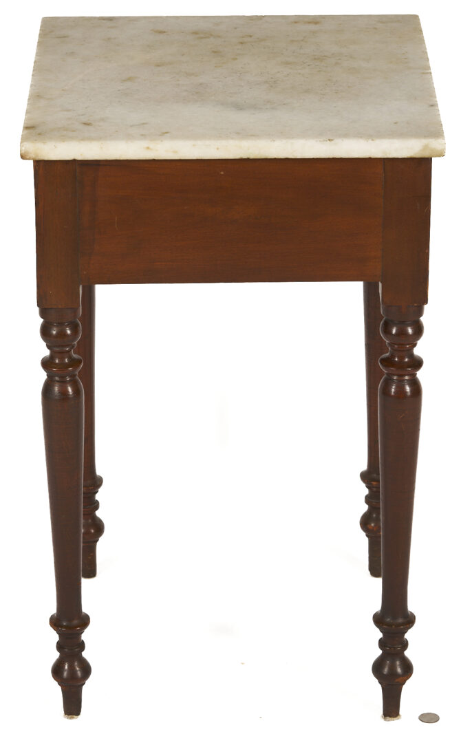 Lot 206: Tennessee Cherry Marble Top Mixing Table