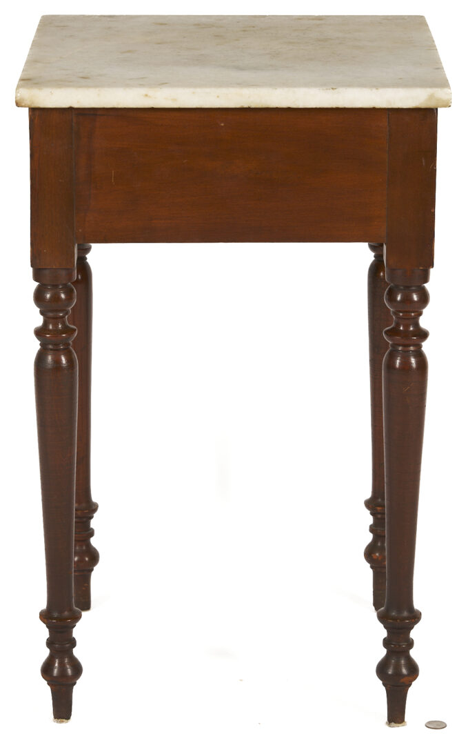 Lot 206: Tennessee Cherry Marble Top Mixing Table