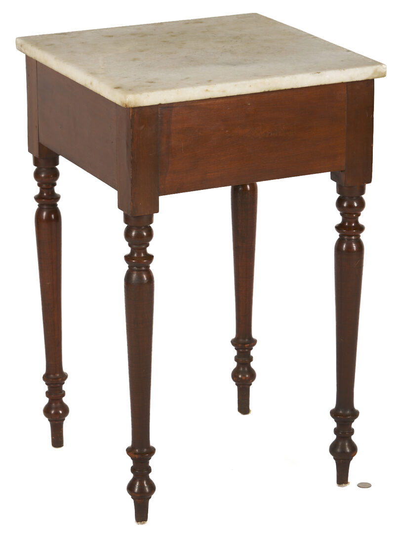 Lot 206: Tennessee Cherry Marble Top Mixing Table