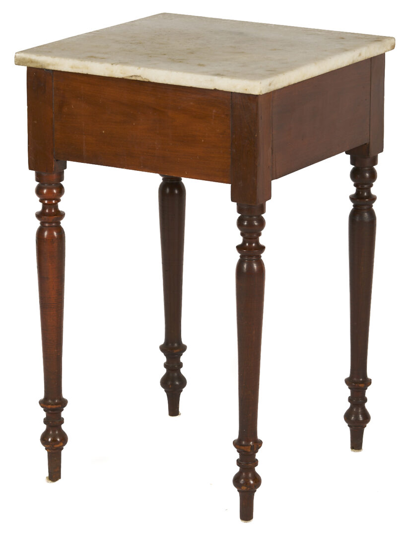 Lot 206: Tennessee Cherry Marble Top Mixing Table