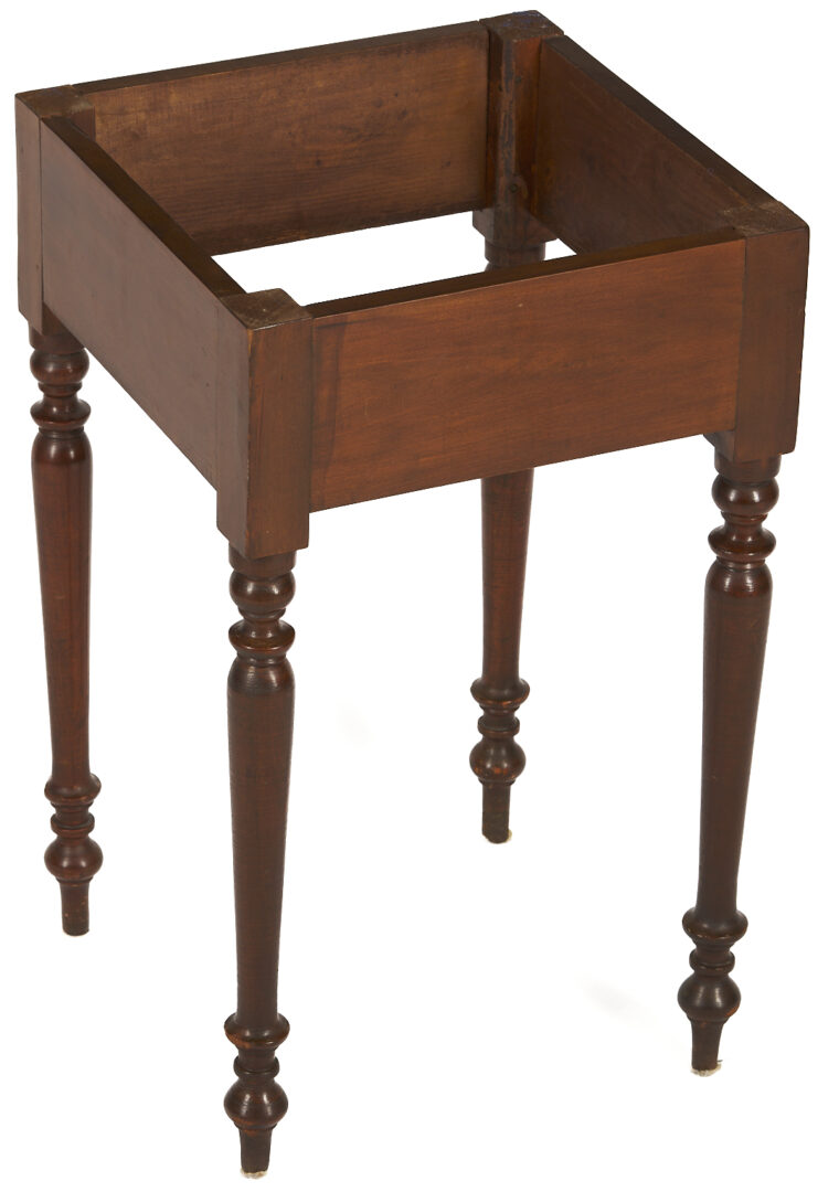 Lot 206: Tennessee Cherry Marble Top Mixing Table