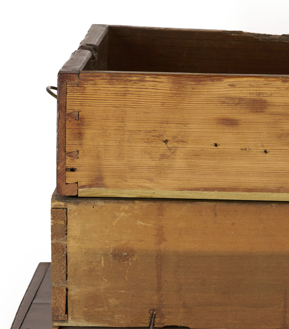 Lot 207: East TN Federal Walnut Chest of Drawers