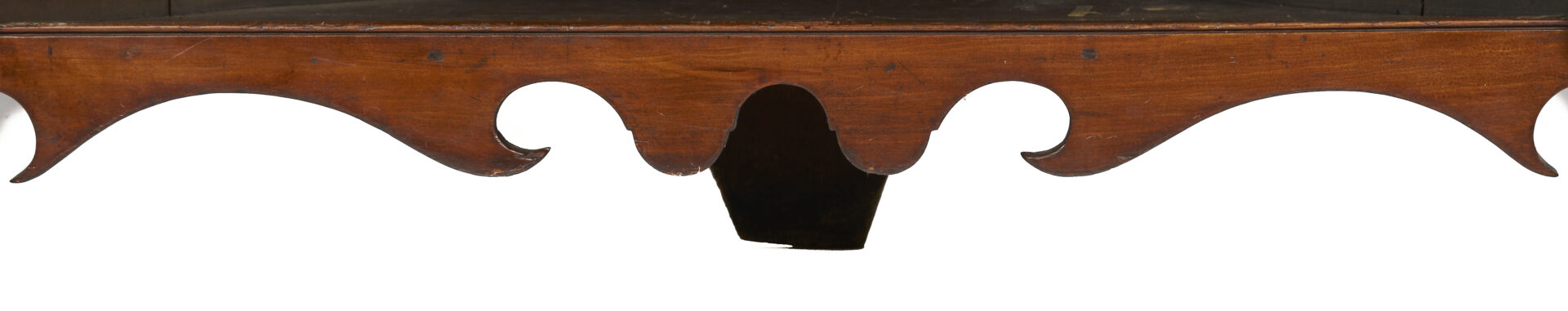 Lot 208: East Tennessee 2-Piece 16-Pane Corner Cupboard, c. 1820