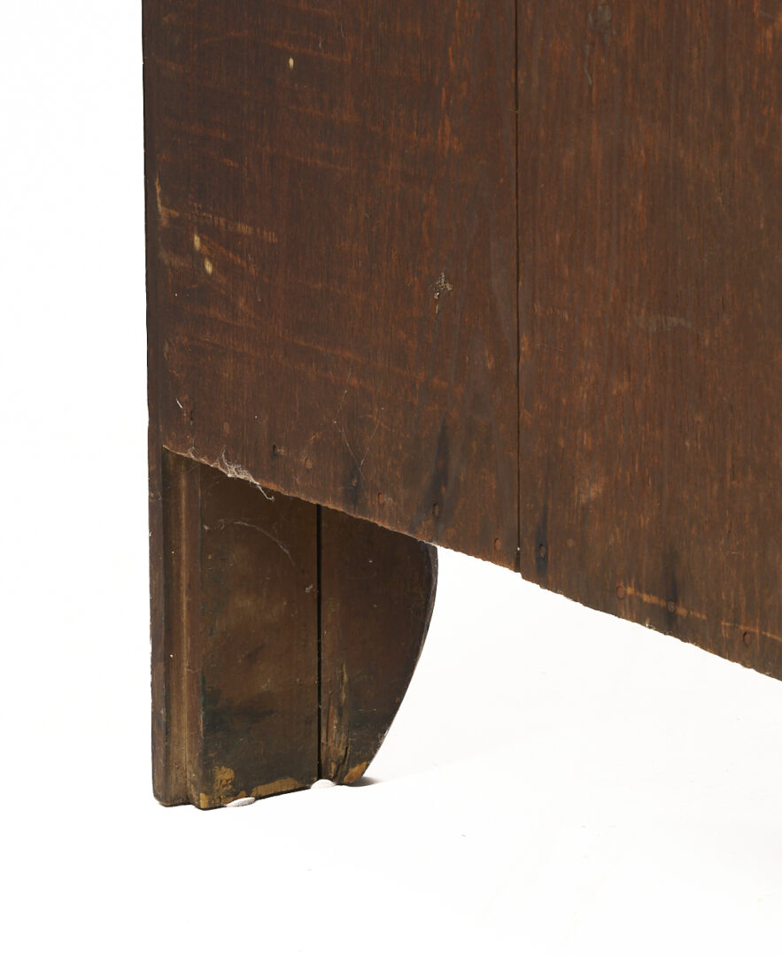 Lot 208: East Tennessee 2-Piece 16-Pane Corner Cupboard, c. 1820